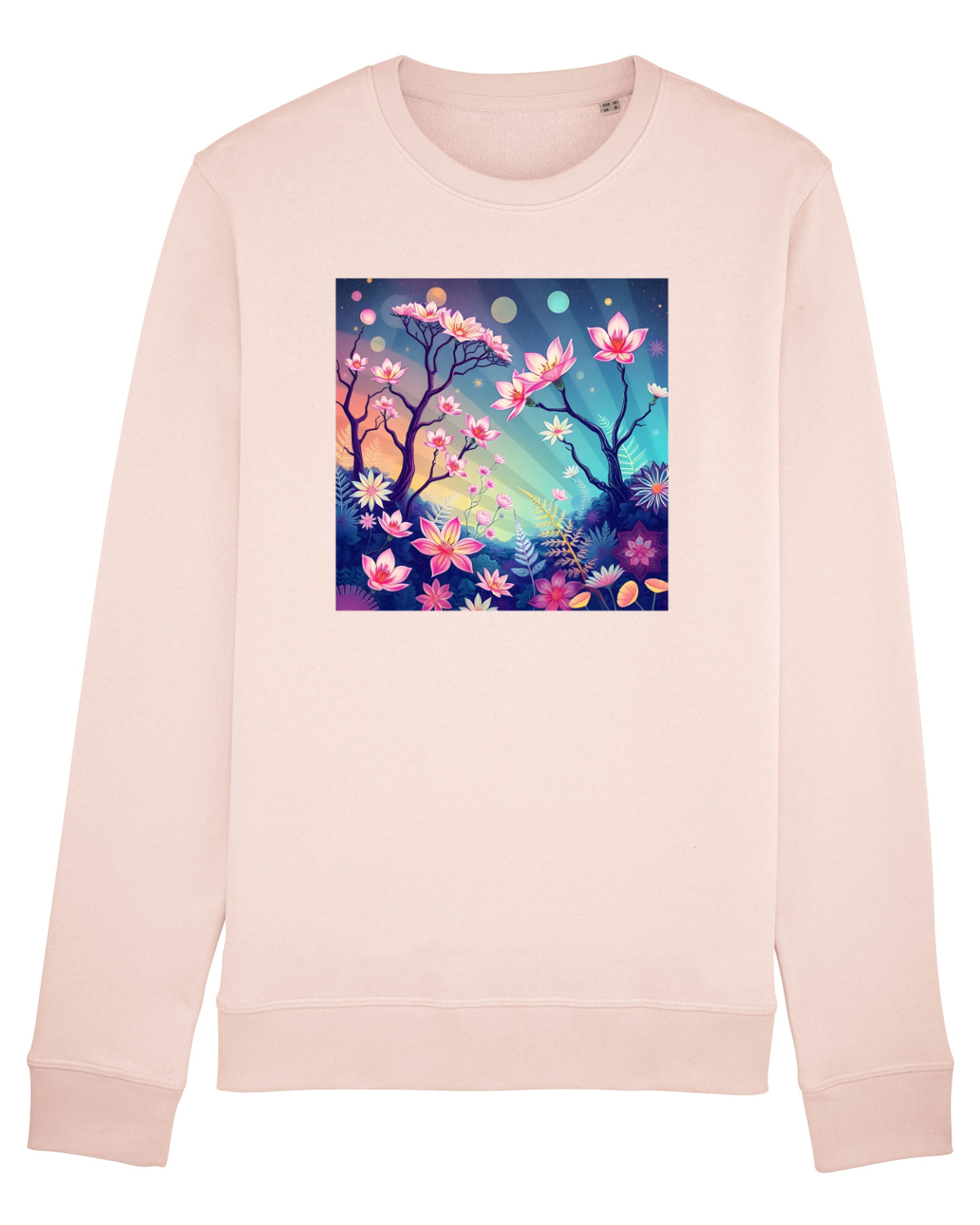 Bluză mânecă lungă Unisex Rise Candy Pink