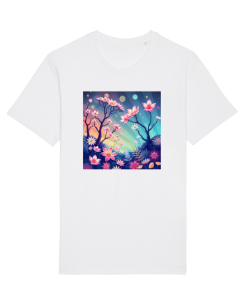 FLORAL GEOMETRIC - PEISAJ SUPERNATURAL 1 White