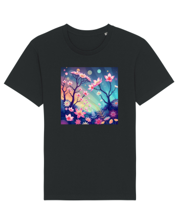 FLORAL GEOMETRIC - PEISAJ SUPERNATURAL 1 Black