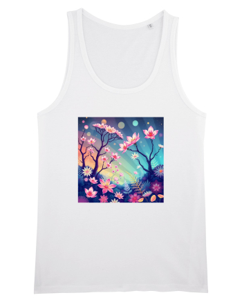 FLORAL GEOMETRIC - PEISAJ SUPERNATURAL 1 White