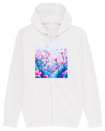 FLORAL GEOMETRIC - PEISAJ SUPERNATURAL 2 Hanorac cu fermoar Unisex Connector