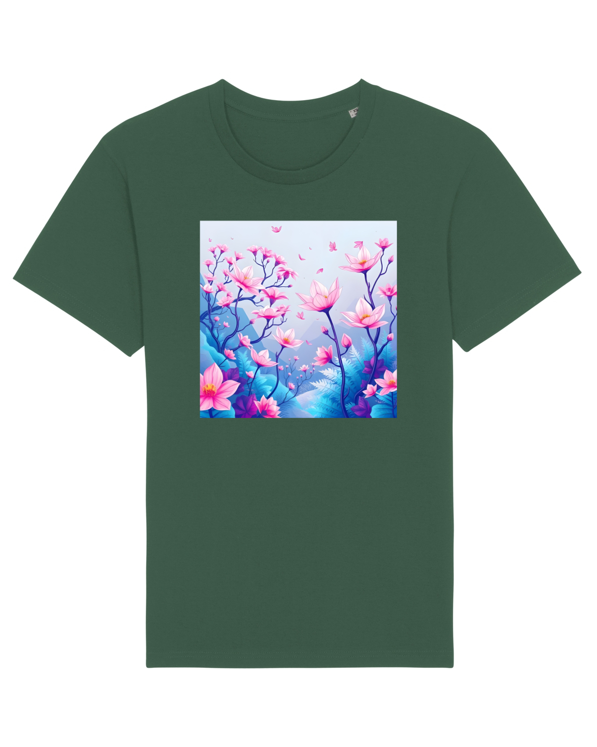 Tricou mânecă scurtă Unisex Rocker Bottle Green