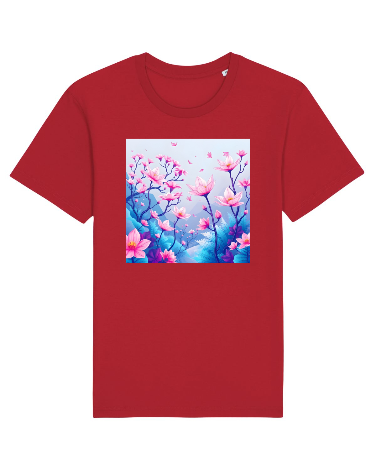 Tricou mânecă scurtă Unisex Rocker Red