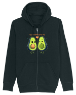 YOU COMPLETE ME -   MA COMPLETEZI Hanorac cu fermoar Unisex Connector