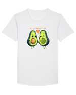 YOU COMPLETE ME -   MA COMPLETEZI Tricou mânecă scurtă guler larg Bărbat Skater