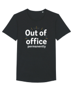 OUT OF OFFICE Permanently  Tricou mânecă scurtă guler larg Bărbat Skater