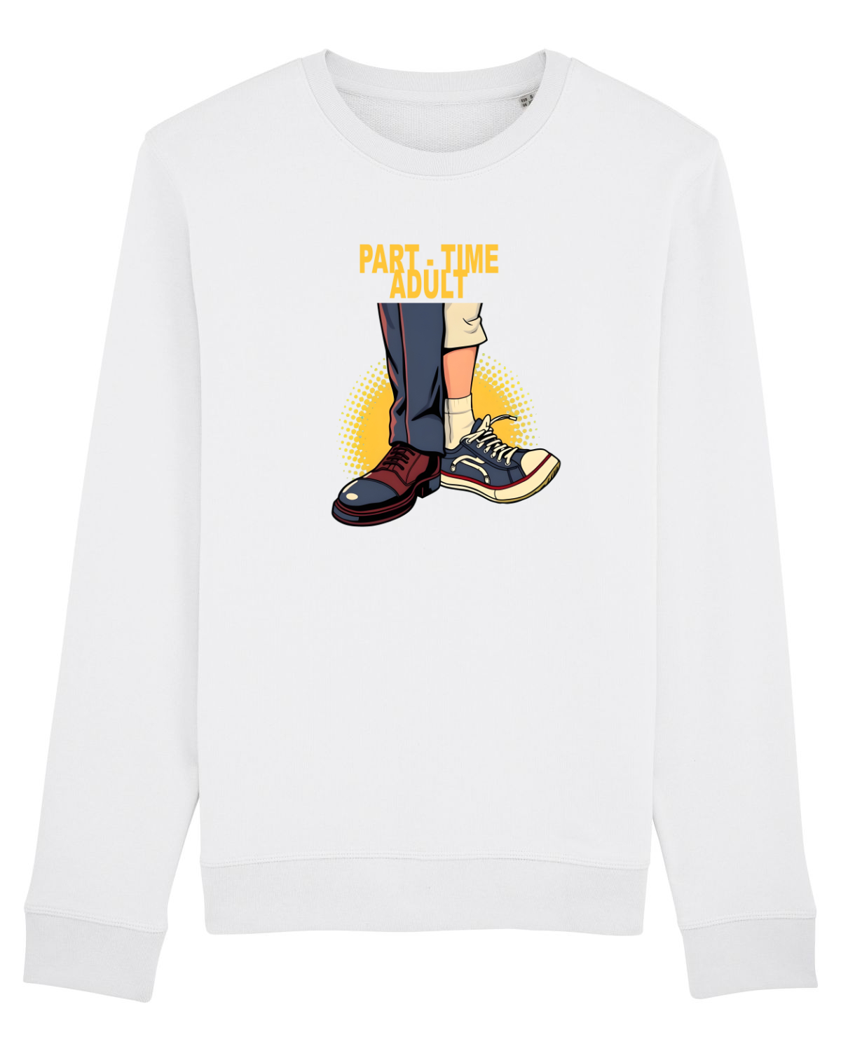 Bluză mânecă lungă Unisex Rise White