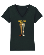 PART  - TIME ADULT  2 Tricou mânecă scurtă guler V Damă Evoker