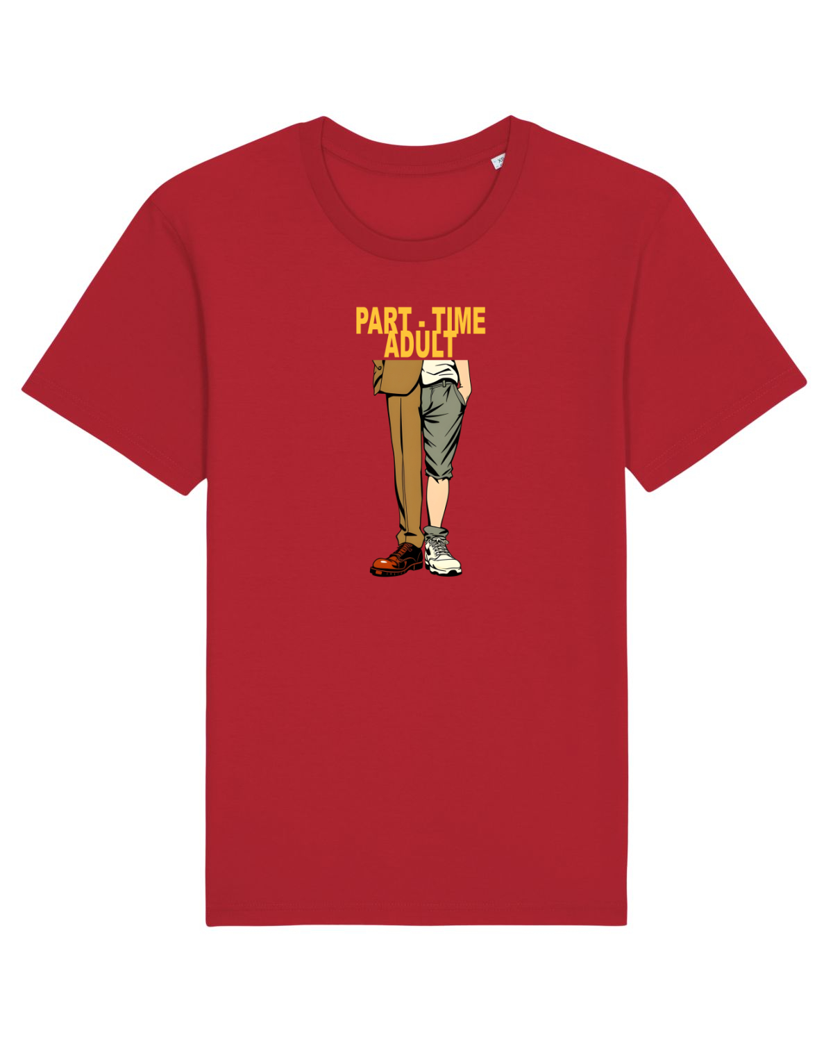 Tricou mânecă scurtă Unisex Rocker Red