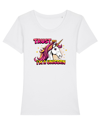 TRUST ME, I`M A UNICORN - Ai incredere in mine, sunt un unicorn White