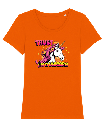 TRUST ME, I`M A UNICORN - Ai incredere in mine, sunt un unicorn Bright Orange