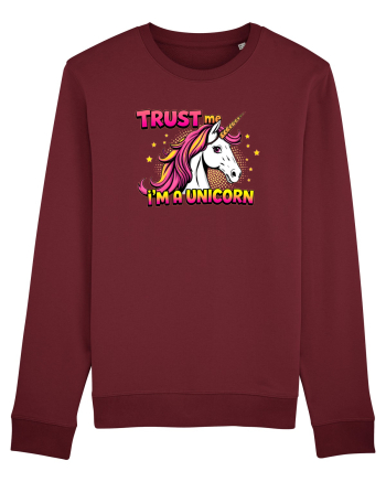 TRUST ME, I`M A UNICORN - Ai incredere in mine, sunt un unicorn Burgundy