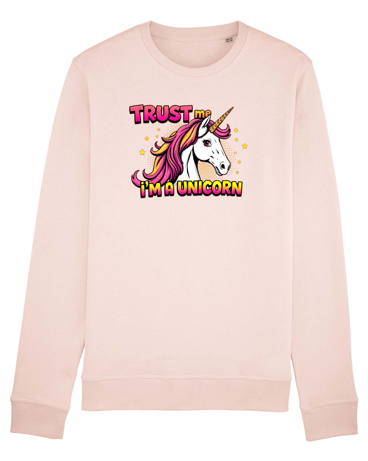Bluză mânecă lungă Unisex Rise Candy Pink