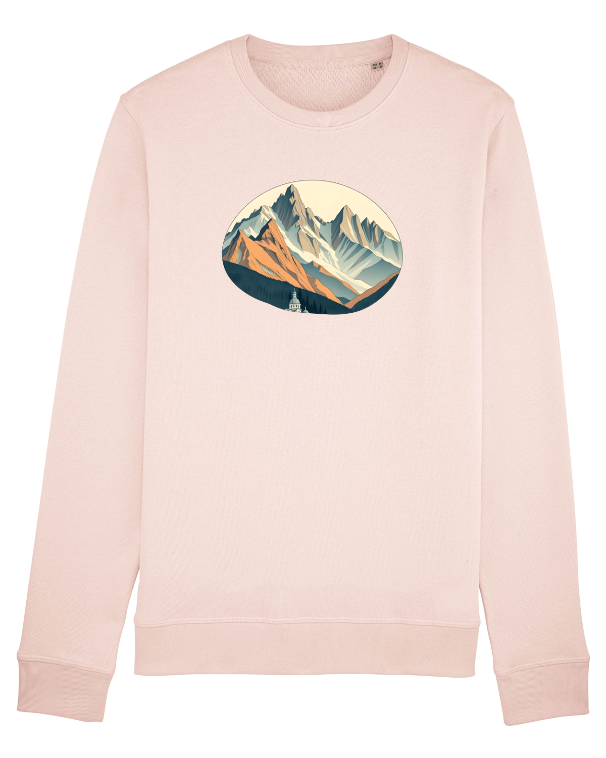 Bluză mânecă lungă Unisex Rise Candy Pink