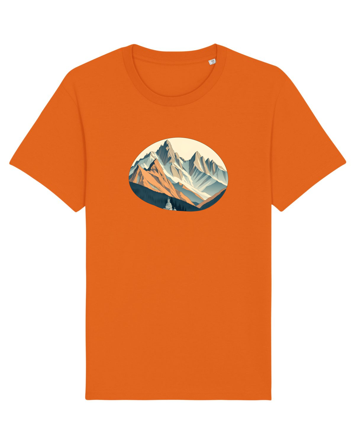 Tricou mânecă scurtă Unisex Rocker Bright Orange