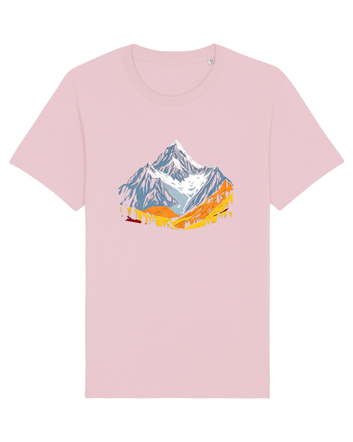 Tricou mânecă scurtă Unisex Rocker Cotton Pink
