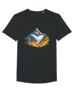 MUNTE - CALATORII 4 Tricou mânecă scurtă guler larg Bărbat Skater
