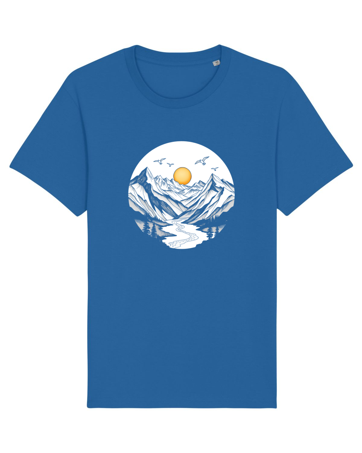 Tricou mânecă scurtă Unisex Rocker Royal Blue