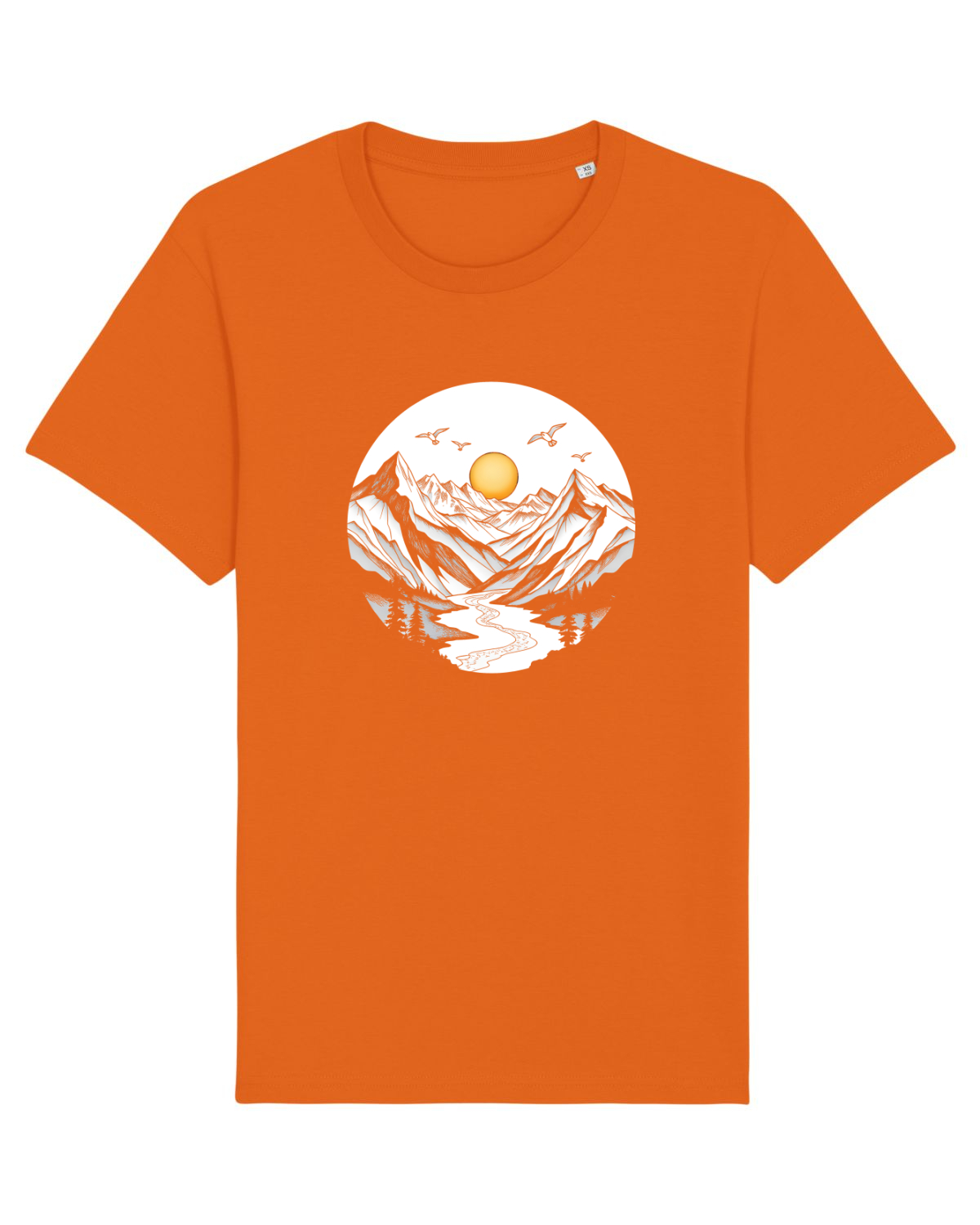 Tricou mânecă scurtă Unisex Rocker Bright Orange