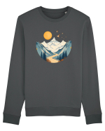 MUNTE - CALATORII 6 Bluză mânecă lungă Unisex Rise