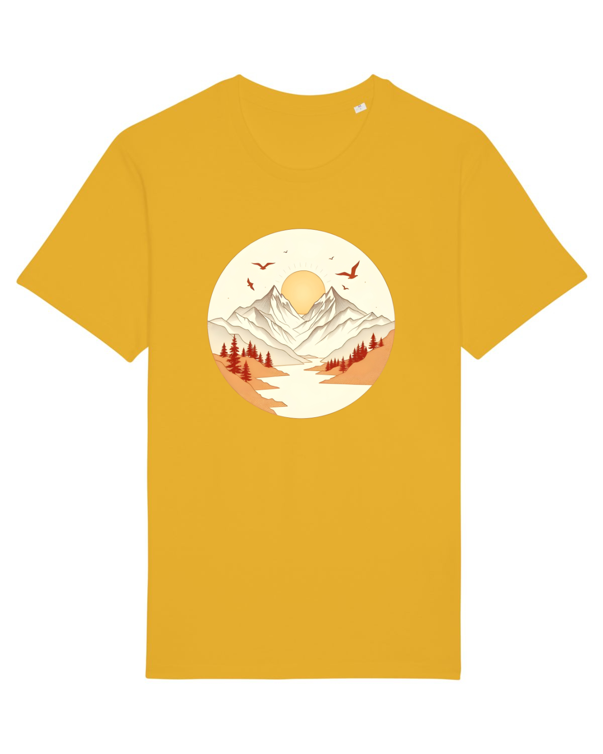 Tricou mânecă scurtă Unisex Rocker Spectra Yellow