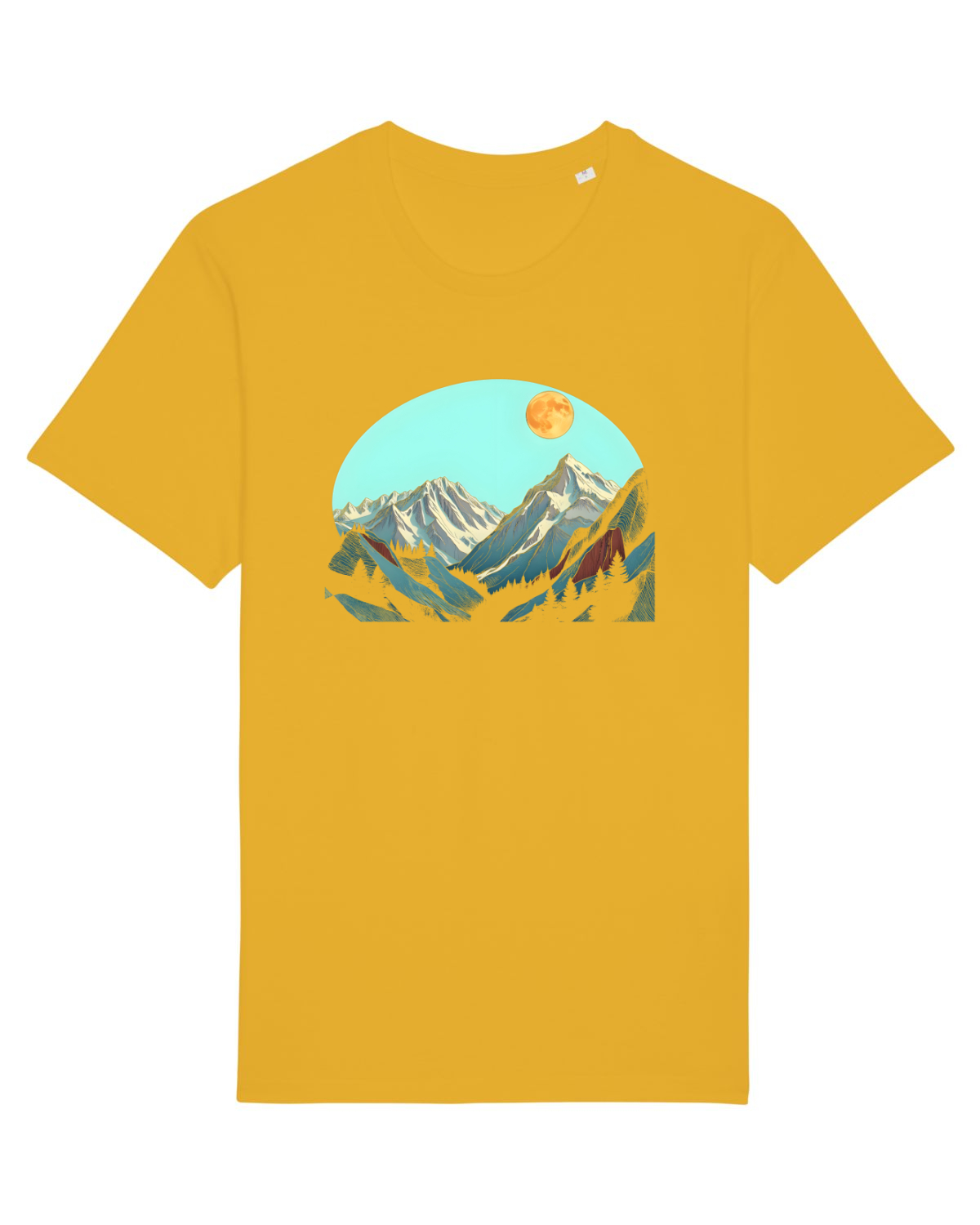 Tricou mânecă scurtă Unisex Rocker Spectra Yellow