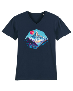MUNTE - CALATORII 9 Tricou mânecă scurtă guler V Bărbat Presenter