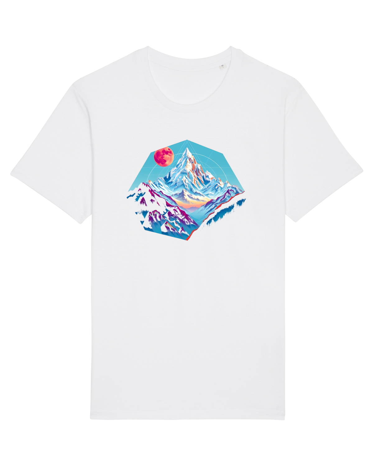 Tricou mânecă scurtă Unisex Rocker White