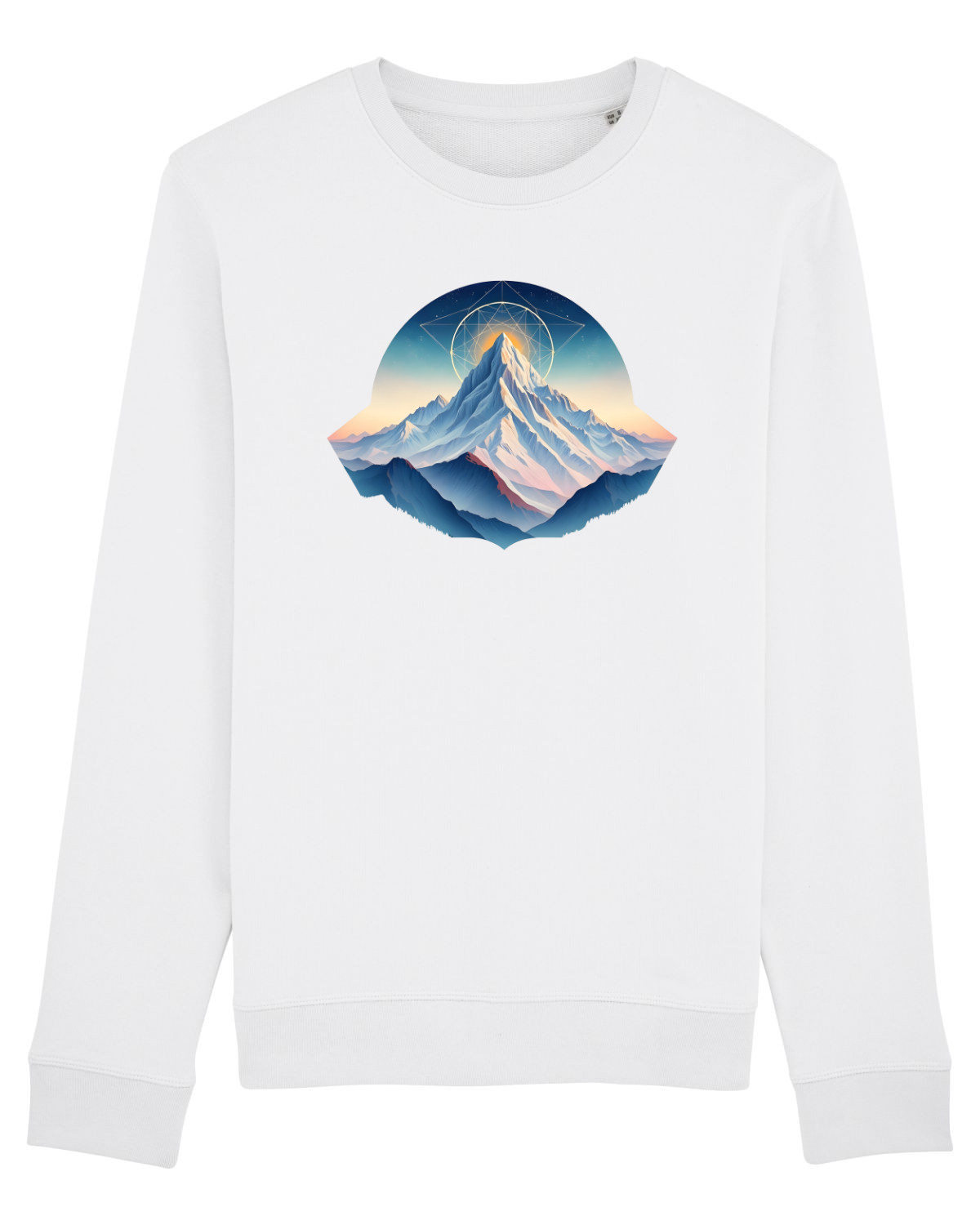 Bluză mânecă lungă Unisex Rise White