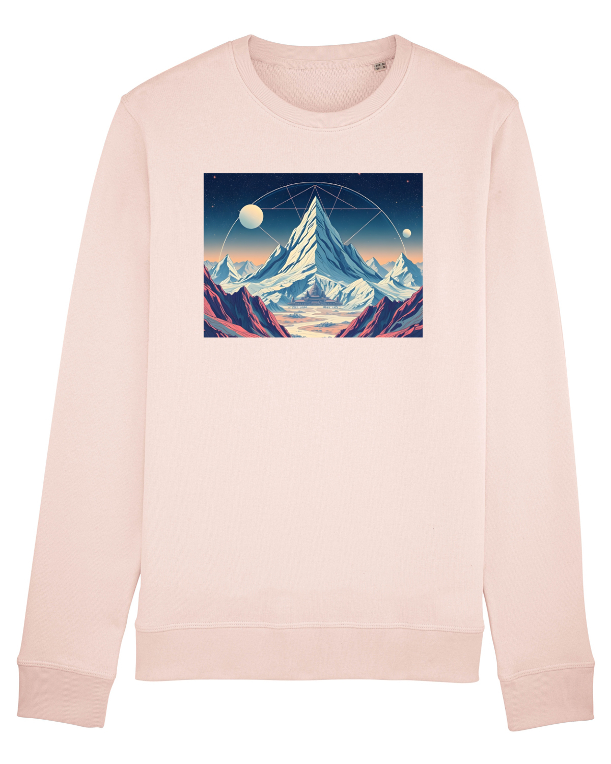 Bluză mânecă lungă Unisex Rise Candy Pink