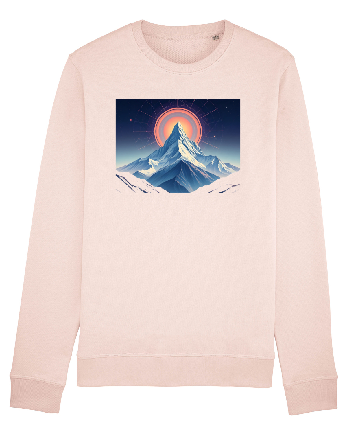 Bluză mânecă lungă Unisex Rise Candy Pink