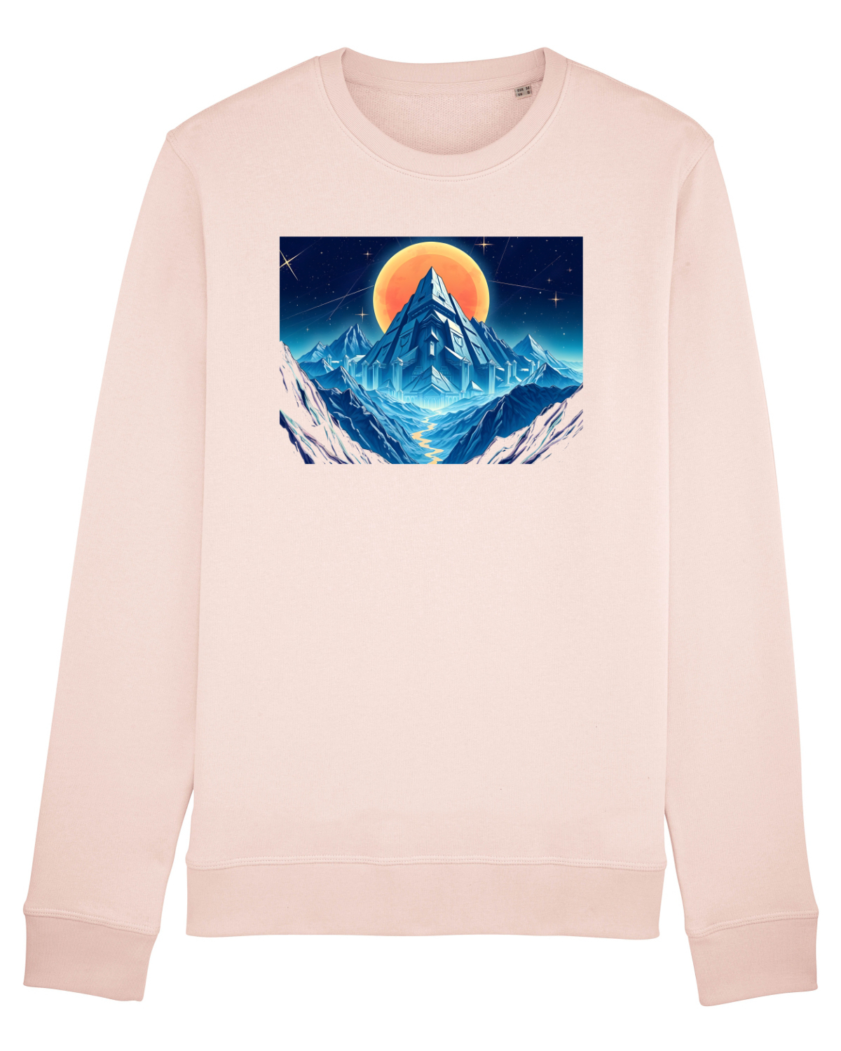 Bluză mânecă lungă Unisex Rise Candy Pink