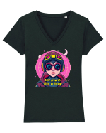 DON`T GROW UP, IT`S A TRAP 1 Tricou mânecă scurtă guler V Damă Evoker