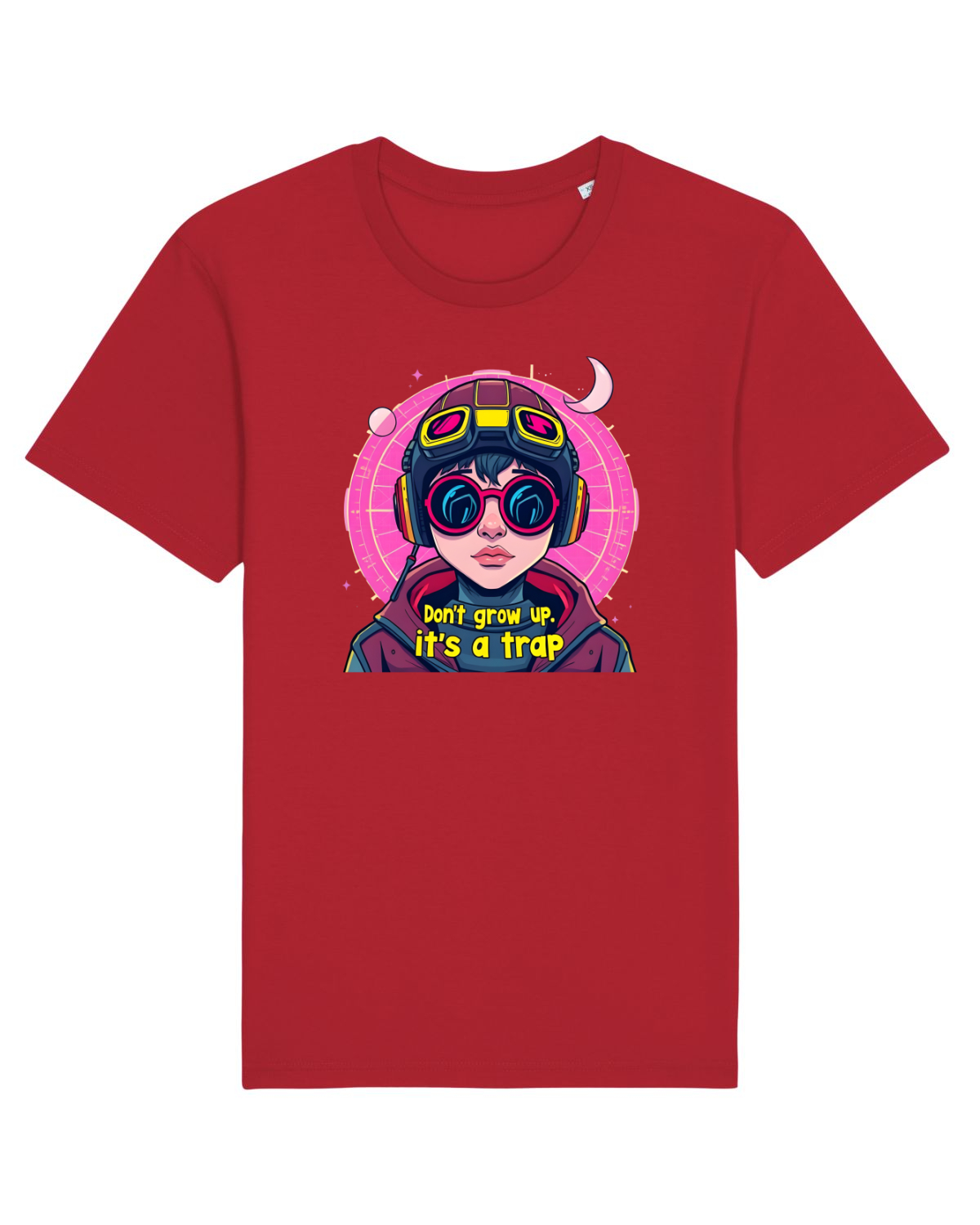 Tricou mânecă scurtă Unisex Rocker Red