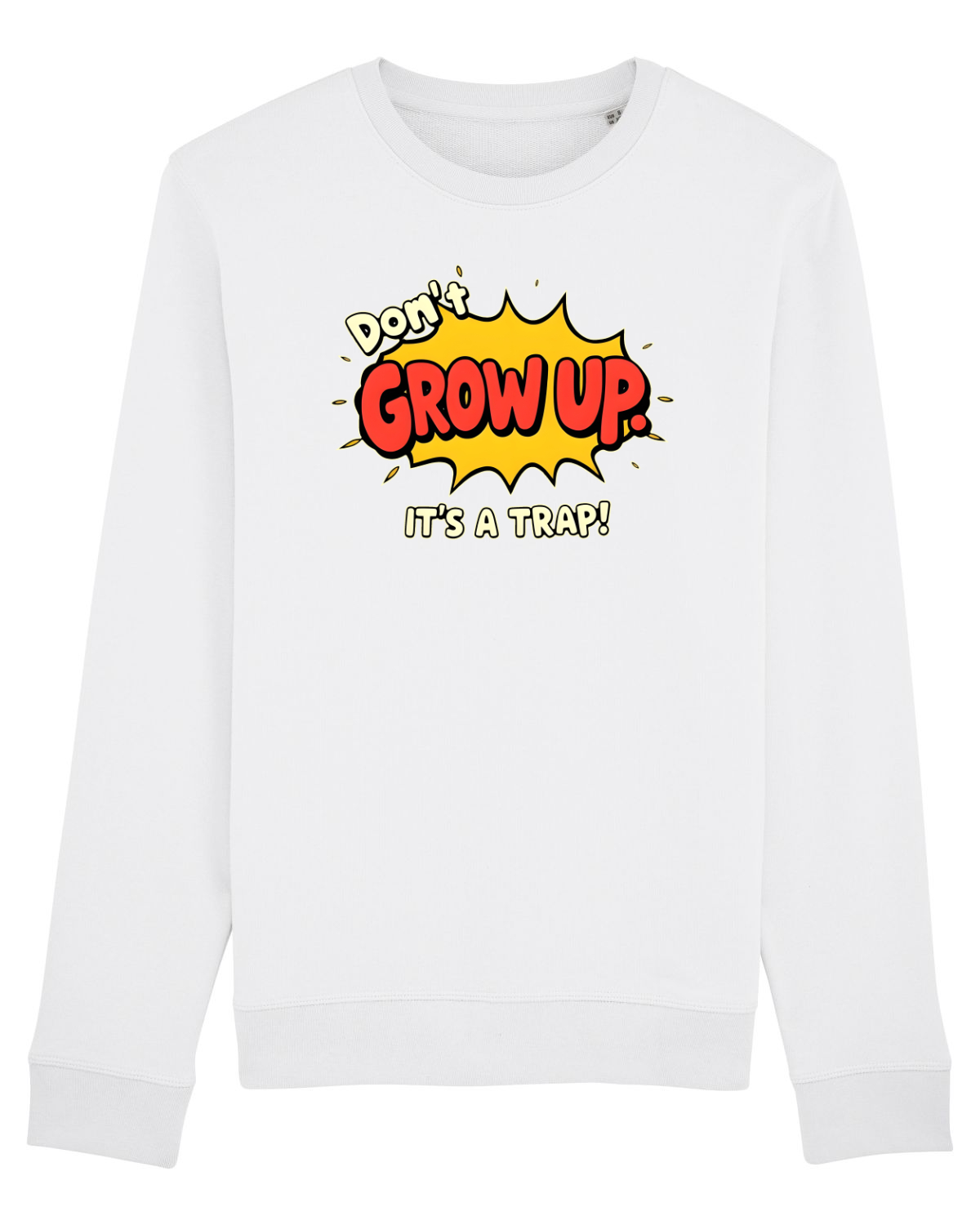 Bluză mânecă lungă Unisex Rise White