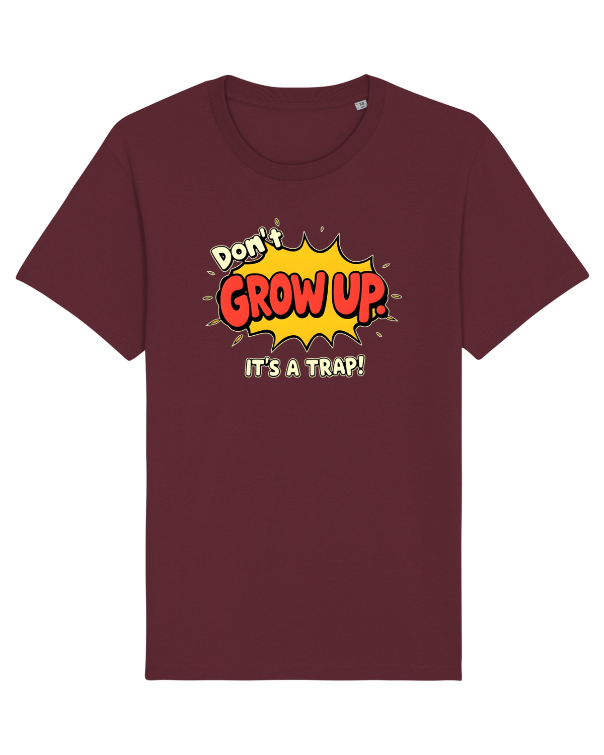 Tricou mânecă scurtă Unisex Rocker Burgundy