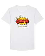DON`T GROW UP, IT`S A TRAP  - text comics Tricou mânecă scurtă guler larg Bărbat Skater