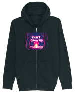 DON`T GROW UP, IT`S A TRAP  - magic fire Hanorac cu fermoar Unisex Connector