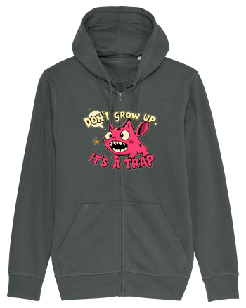 DON`T GROW UP, IT`S A TRAP  - doodle Anthracite
