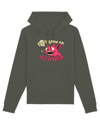 DON`T GROW UP, IT`S A TRAP  - doodle Khaki