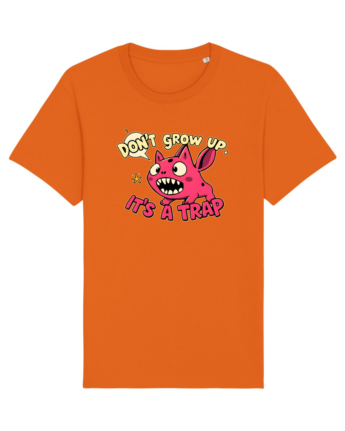 Tricou mânecă scurtă Unisex Rocker Bright Orange