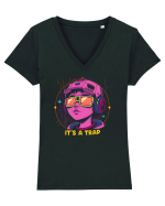 DON`T GROW UP, IT`S A TRAP 2 Tricou mânecă scurtă guler V Damă Evoker