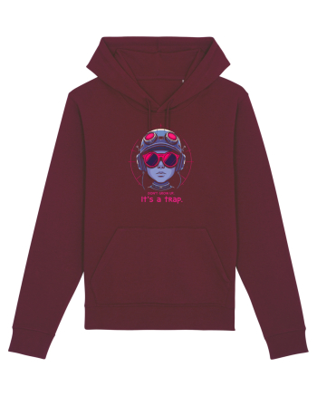 DON`T GROW UP, IT`S A TRAP 3 Burgundy