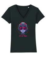 DON`T GROW UP, IT`S A TRAP 3 Tricou mânecă scurtă guler V Damă Evoker