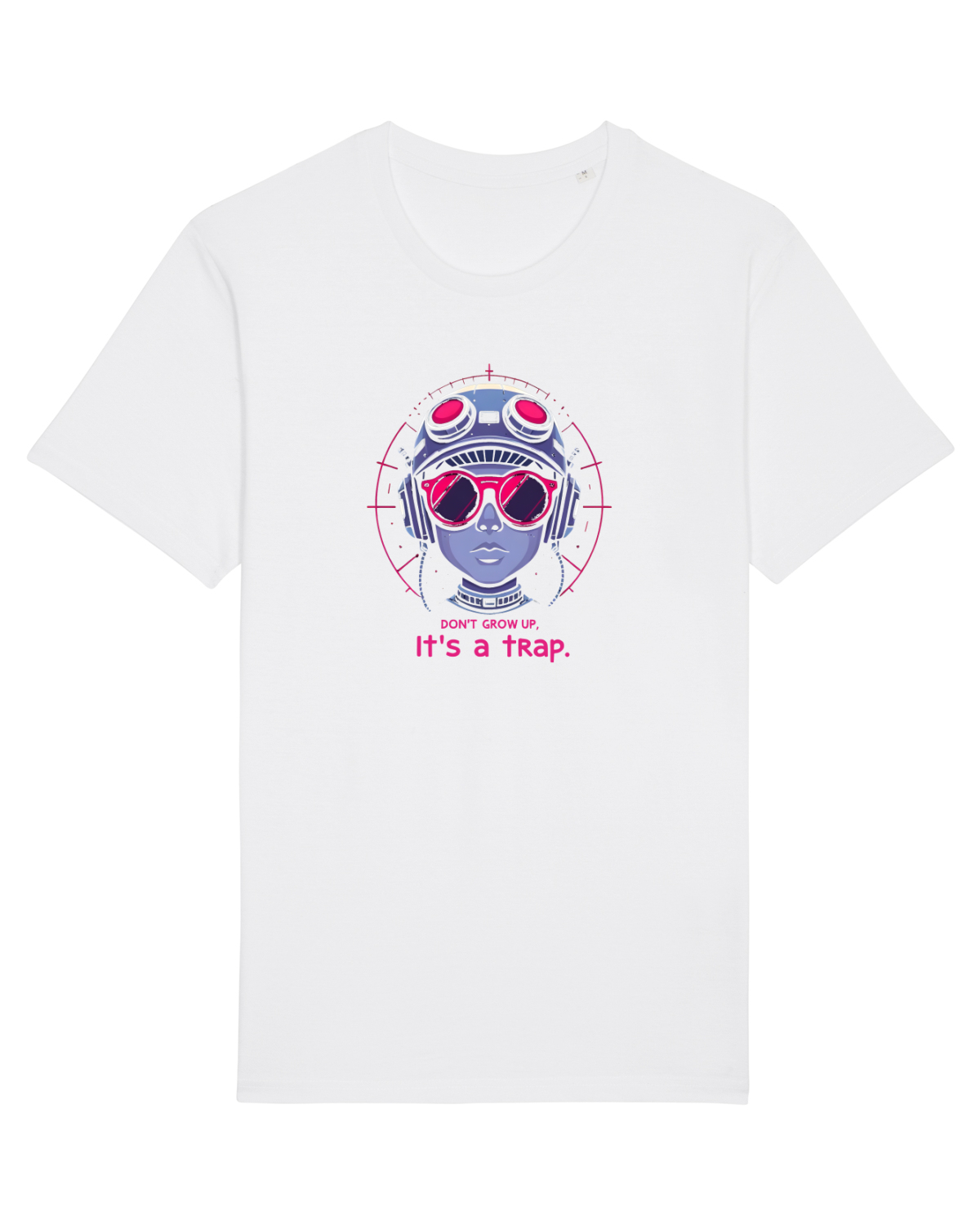 Tricou mânecă scurtă Unisex Rocker White