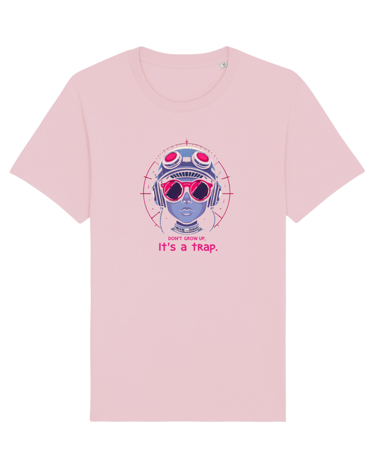 Tricou mânecă scurtă Unisex Rocker Cotton Pink
