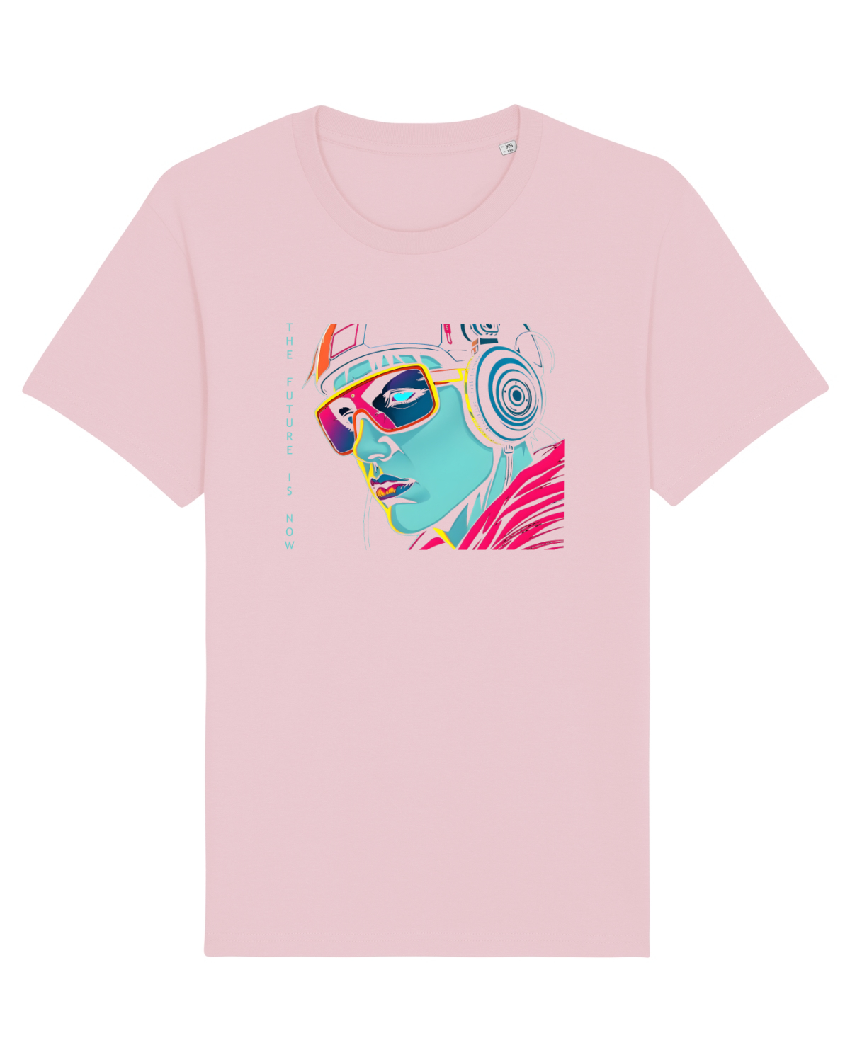 Tricou mânecă scurtă Unisex Rocker Cotton Pink
