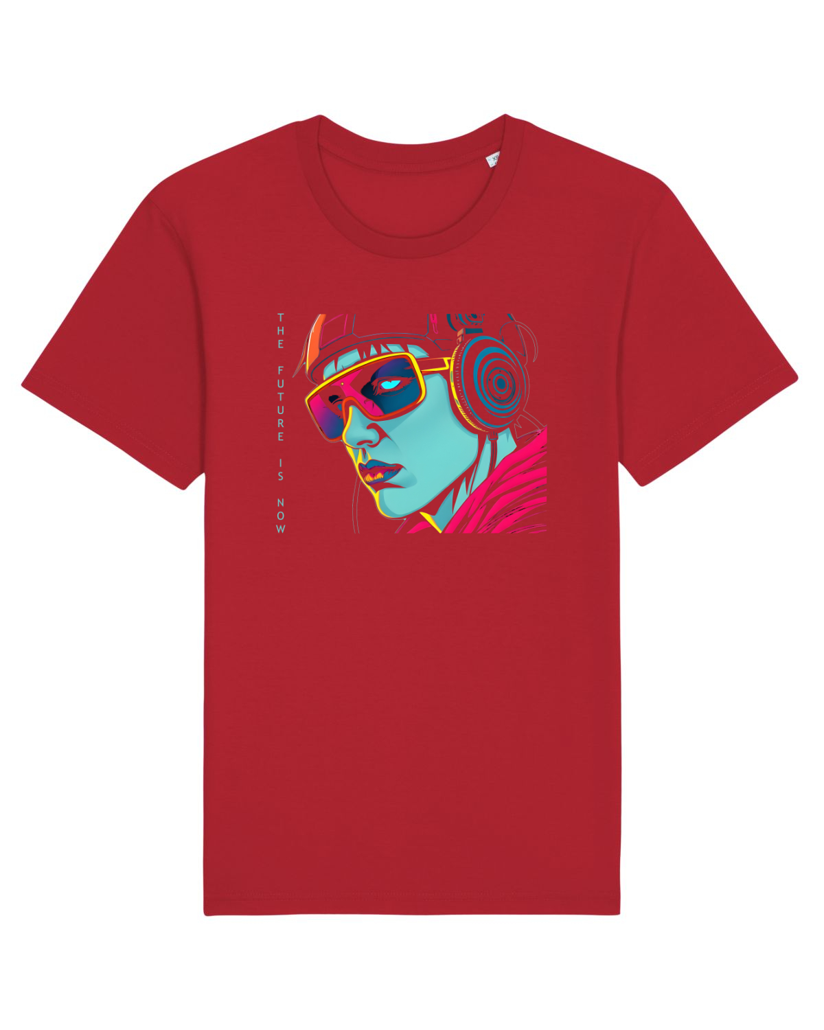 Tricou mânecă scurtă Unisex Rocker Red