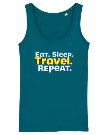 EAT SLEEP TRAVEL REPEAT - Mananca. Dormi. CALATORESTE. Repeta Ocean Depth