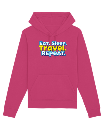 EAT SLEEP TRAVEL REPEAT - Mananca. Dormi. CALATORESTE. Repeta Raspberry